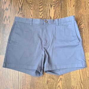 J Crew 5" Inseam Flex Chino Shorts Size 36 Overcast Blue NEW
